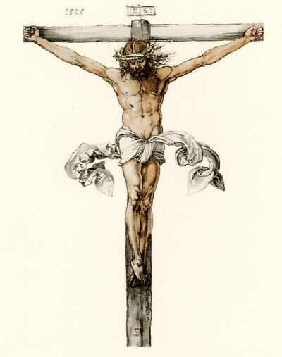 Cristo en la cruz de Albrecht Dürer